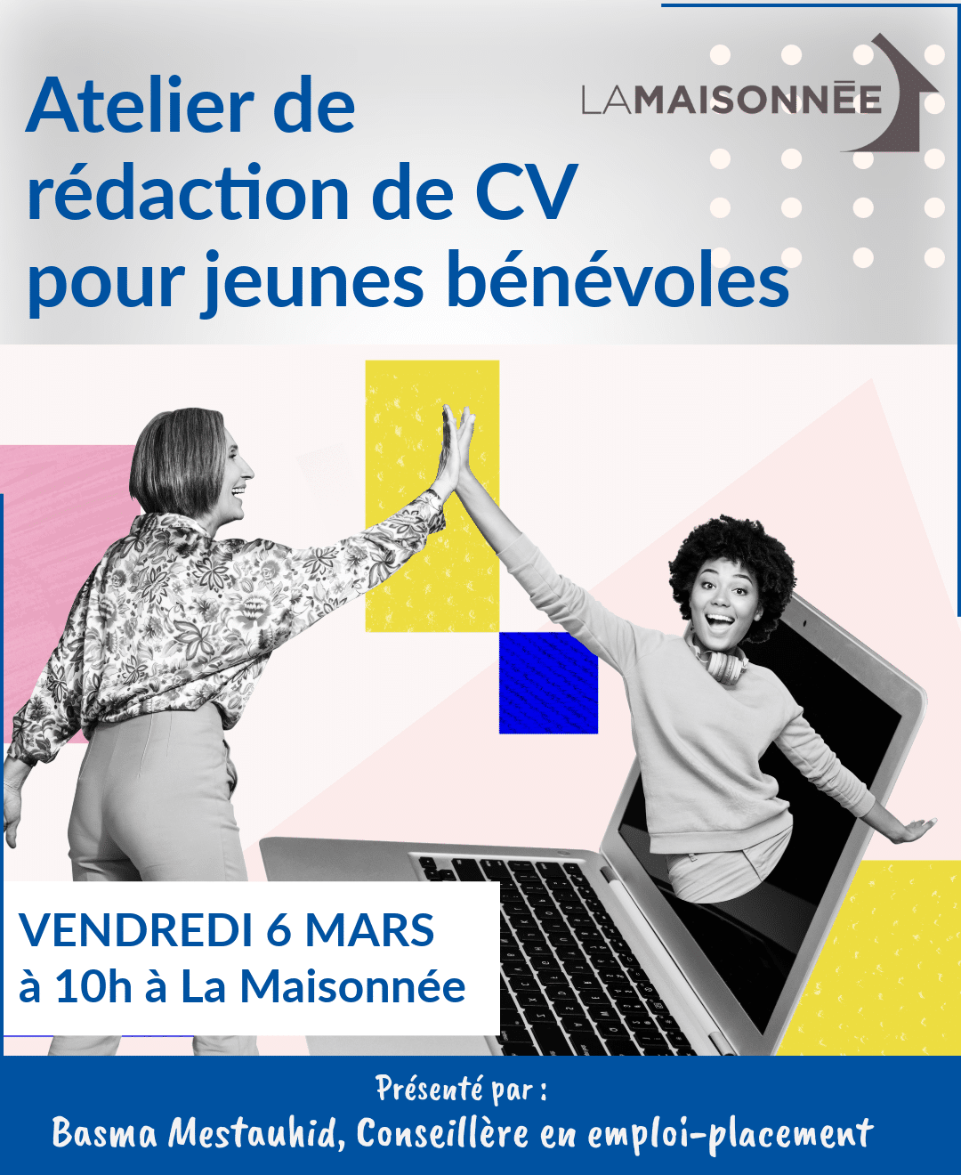 Atelier de rédaction de CV pour jeunes bénévoles