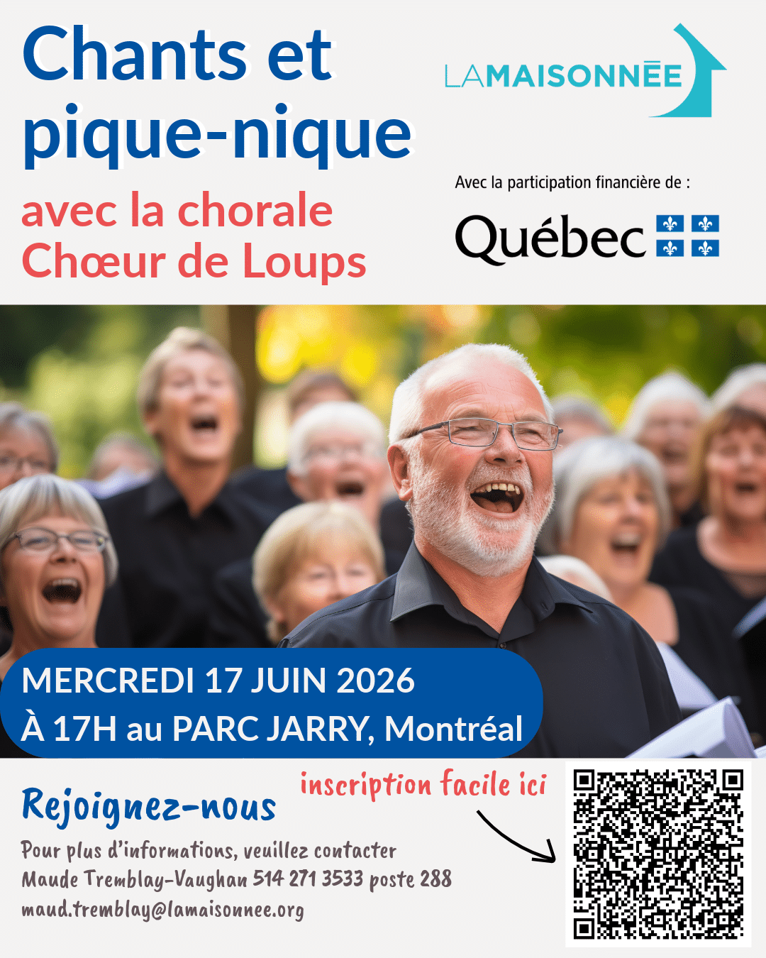 Chants et pique-nique avec la chorale Chœur de Loups