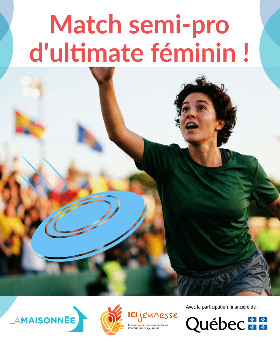 Match semi-professionnel d&rsquo;ultimate féminin